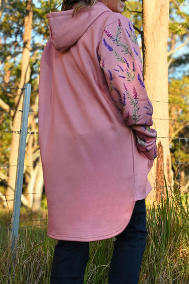 Outdoor Longtail Hoodie - Lavender Pink