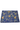 Navy blue Cleaning Cloth with yellow floral pattern on a white background