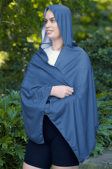 Cooling Hooded Wrap - UPF50+ - Charcoal Grey - Wildlyready