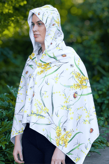 Cooling Hooded Wrap - UPF50+ - Wattle - Wildlyready