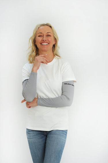 Cycling Protection Sleeves - Grey - Wildlyready