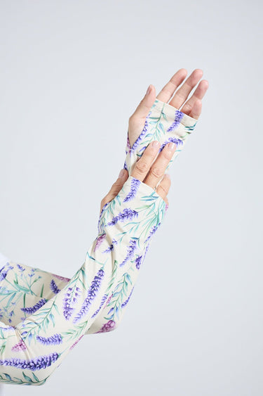 Cycling Protection Sleeves - Lavender Cream - Wildlyready 1