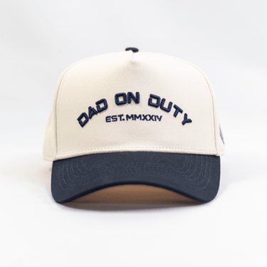 DADONDUTY Dad Cap (Cream - Black) - Wildlyready