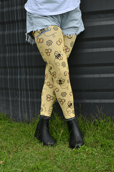 Gardening Protection Leg Sleeves - Bees - Wildlyready