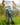 Gardening Protection Leg Sleeves - Cockatoo Blue - Wildlyready