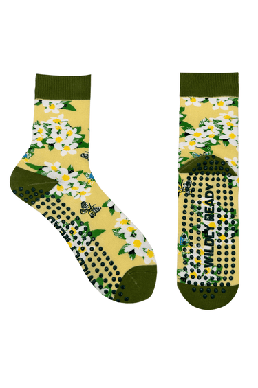 Grip Socks - Frangipani Cream - Wildlyready