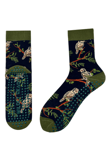 Grip Socks - Kookaburra Navy Blue - Wildlyready