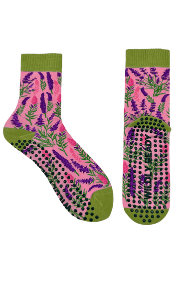 Grip Socks - Lavender Pink - Wildlyready