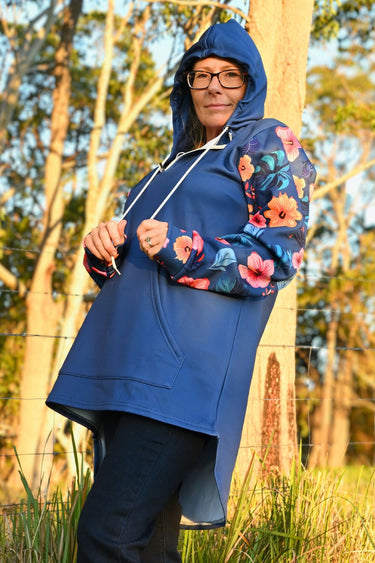 Outdoor Longtail Hoodie - Mixed Floral - Wildlyready