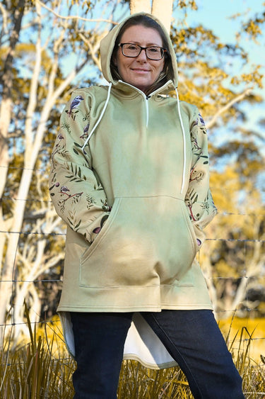 Outdoor Longtail Hoodie - Kookaburra Green