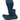 Navy blue and teal grip socks with 'Wildly Ready' branding on a white background