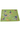 Green Cleaning Cloth with colorful bird designs on a white background