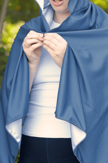 Cooling Hooded Wrap - UPF50+ - Charcoal Grey - Wildlyready