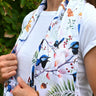Cooling Towel - Blue Wren White - Wildlyready
