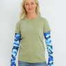 Cycling Protection Sleeves - Camouflage Blue - Wildlyready