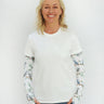 Cycling Protection Sleeves - Kookaburra White - Wildlyready