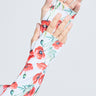 Cycling Protection Sleeves - Poppy White - Wildlyready