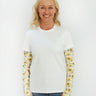 Cycling Protection Sleeves - Sunflower Cream - Wildlyready