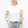 Driving Protection Sleeves - Blue Wren Cream - Wildlyready