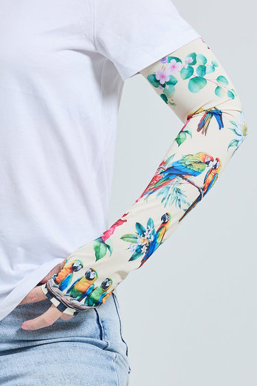 Driving Protection Sleeves - Parrot Cream - Wildlyready