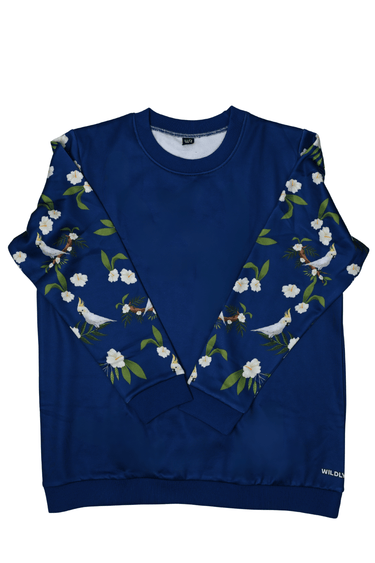 Everyday Outdoor Crew Jumper - Cockatoo Blue - Wildlyready