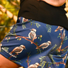 Everyday Outdoor Longline Shorts - Kookaburra Blue - Wildlyready