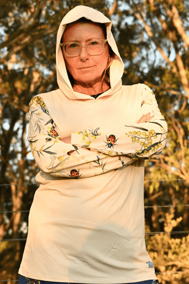 Everyday Outdoor UV Hoodie - Wattle Cream - Wildlyready