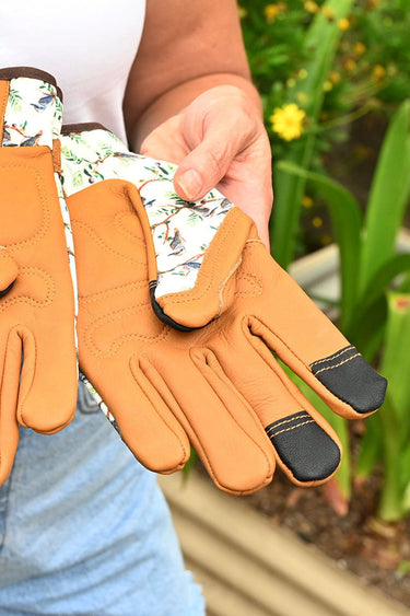 Gardening Gloves - Kookaburra White - Wildlyready