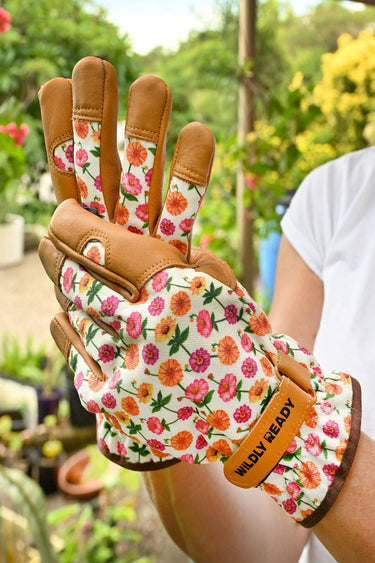 Gardening Gloves - Zinnia White - Wildlyready