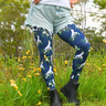 Gardening Protection Leg Sleeves - Cockatoo Blue - Wildlyready