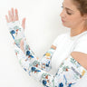 Gardening Protection Sleeves - Blue Wren White - Wildlyready