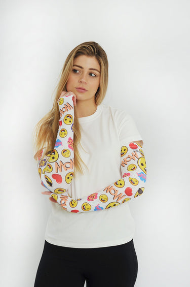 Gardening Protection Sleeves - Emoji White - Wildlyready