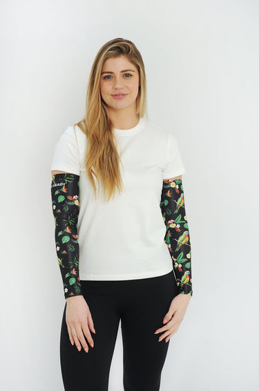 Gardening Protection Sleeves - Lorikeet Black - Wildlyready