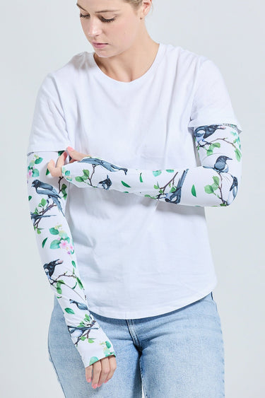 Gardening Protection Sleeves - Magpie White - Wildlyready