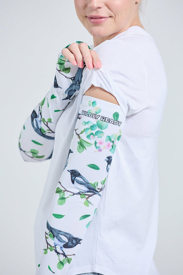Gardening Protection Sleeves - Magpie White - Wildlyready