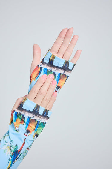 Gardening Protection Sleeves - Parrot Blue - Wildlyready