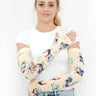 Gardening Protection Sleeves - Rooster Cream - Wildlyready