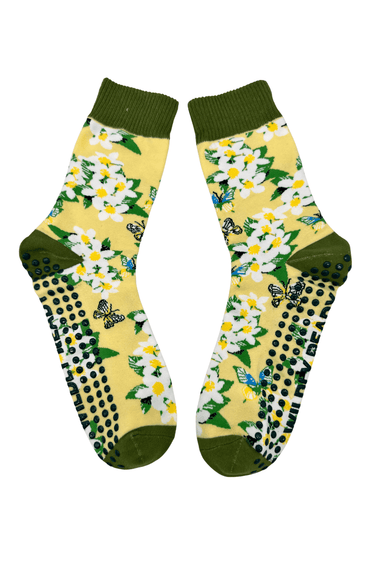 Grip Socks - Frangipani Cream - Wildlyready
