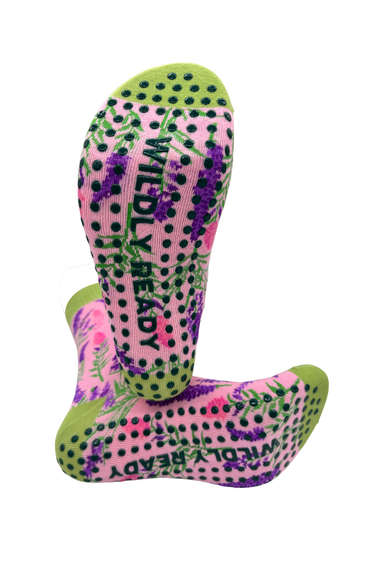 Grip Socks - Lavender Pink - Wildlyready