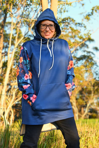 Outdoor Longtail Hoodie - Mixed Floral - Wildlyready