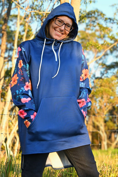 Outdoor Longtail Hoodie - Mixed Floral - Wildlyready