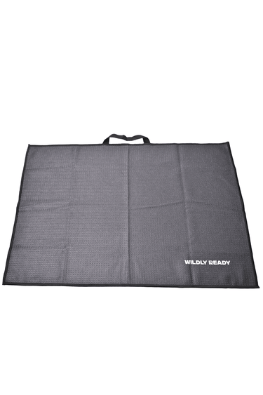 Premium Waffle Golf Towel - Black - Wildlyready