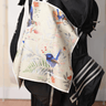 Premium Waffle Golf Towel - Blue Wren Cream - Wildlyready