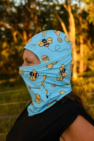 Sun Balaclava UPF 50+ - Bee Blue - Wildlyready
