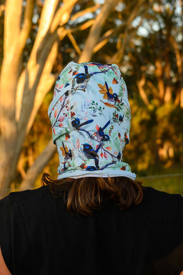 Sun Balaclava UPF 50+ - Blue Wren Light Blue - Wildlyready