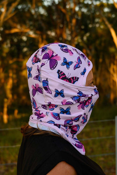 Sun Balaclava UPF 50+ - Butterfly Pink - Wildlyready