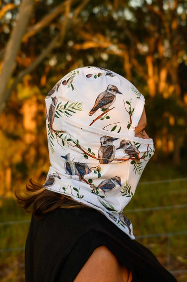 Sun Balaclava UPF 50+ - Kookaburra White - Wildlyready