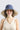 The Mariner Ultra Wide Brim Hat UPF50+ Navy Blue Cream - Wildlyready