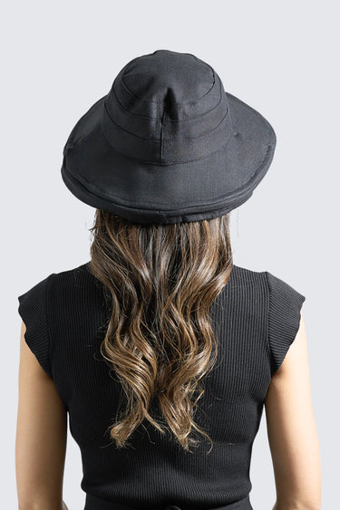 The Sundrift Packable Wide Brim Hat UPF50+ Black - Wildlyready