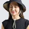 The Sundrift Packable Wide Brim Hat UPF50+ Black - Wildlyready